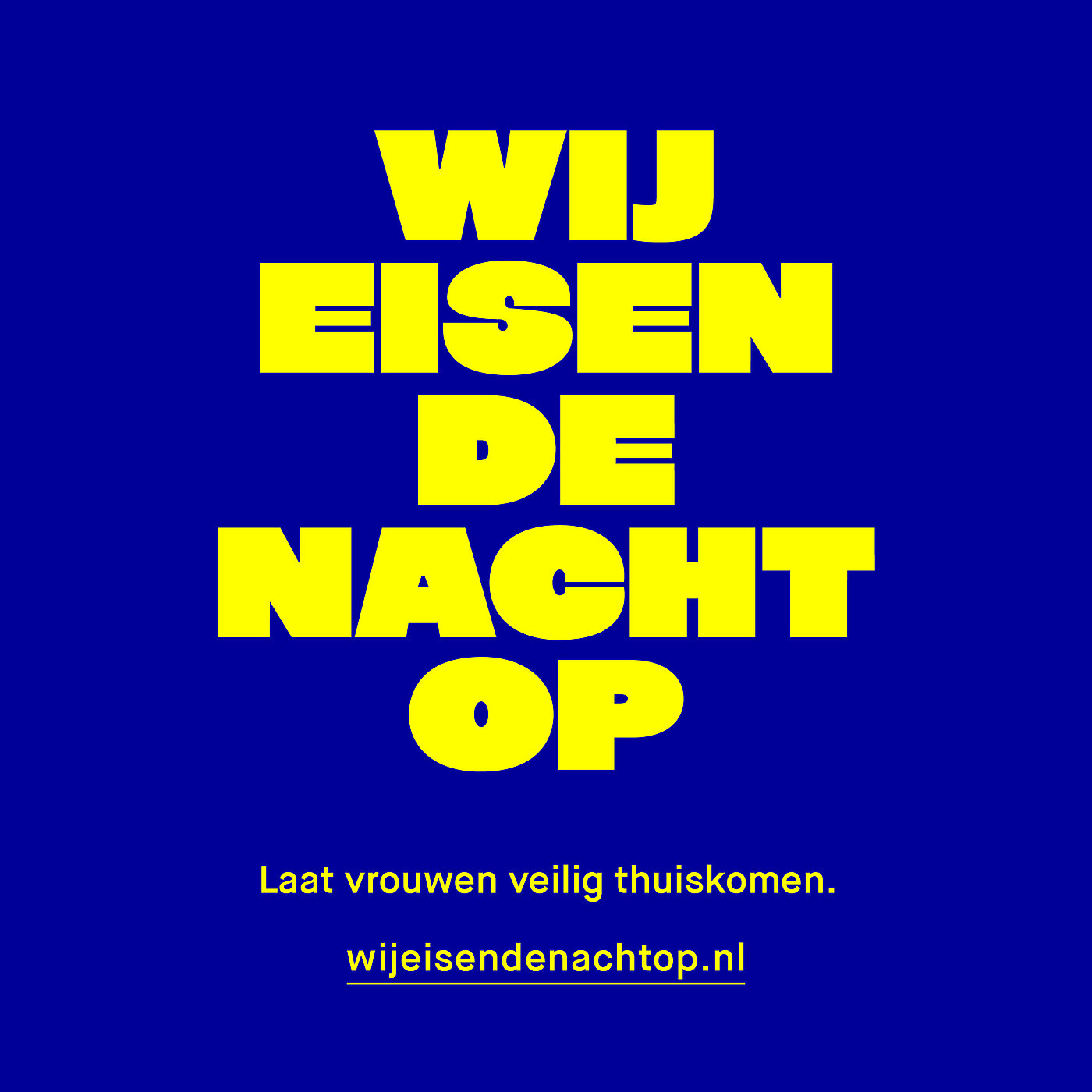 Friendly Fire steunt campagne ‘Wij Eisen De Nacht Op’